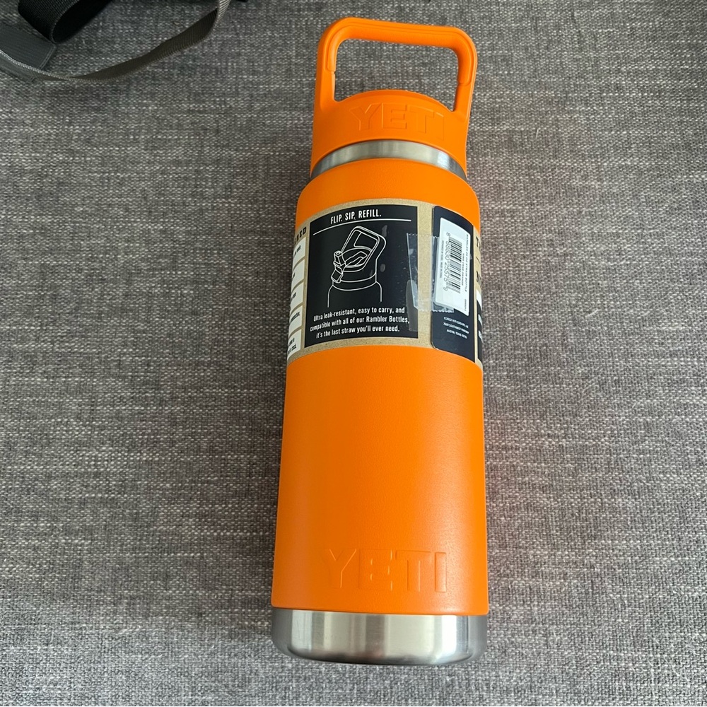 Yeti Rambler 26oz Bottle - King Crab Orange - Picture 2 of 3
